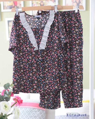 Pijama HQ bông vàng hồng