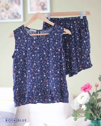 đồ bộ mặc nhà, royal blue shop