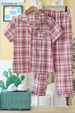Dài pijama karo đỏ đen