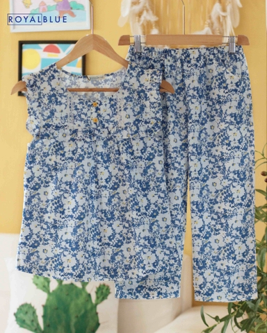Lỡ cánh tiên ren xanh hoa trắng