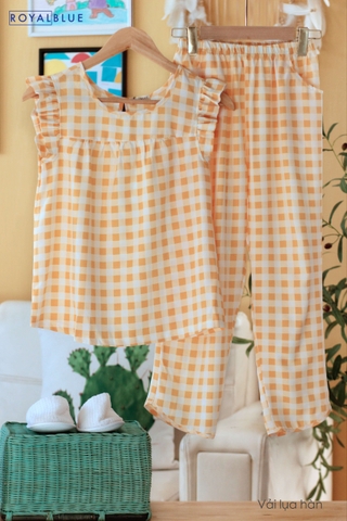 Ngố cánh tiên karo vàng trắng