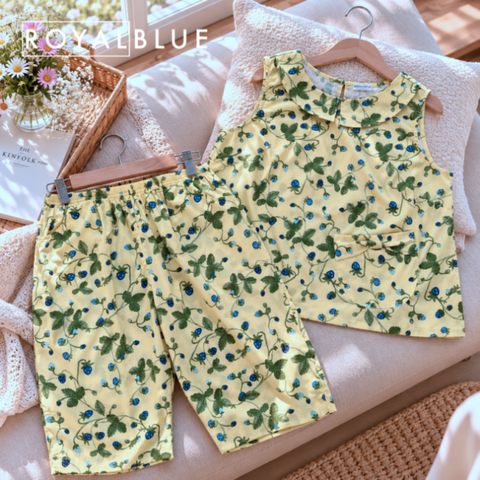 Lửng cổ bèo cotton, vàng dâu