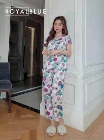 Ngố tay con mango, bông tím