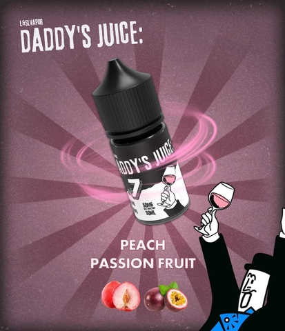 Daddy's Juice No.7 Peach Pasionfruit (30ml) (Đào Chanh Leo)