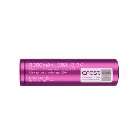 Pin Efest 18650 3000mah 35A by Efest 2