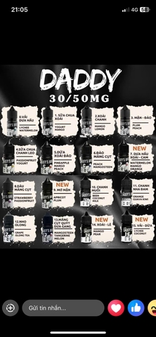 DADDY JUICE 50MG FULL VỊ NEW