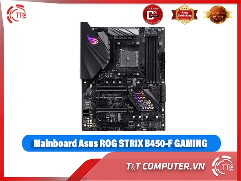 Mainboard ASUS ROG STRIX B450-F GAMING (AMD B450, Socket AM4, ATX, 4 khe RAM DDR4)