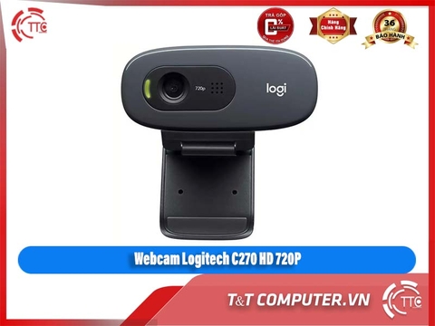 Webcam Logitech C270 HD 720P