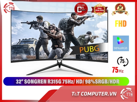Màn hình LCD 32'' SongRen R315G FHD 75Hz Gaming Monitor