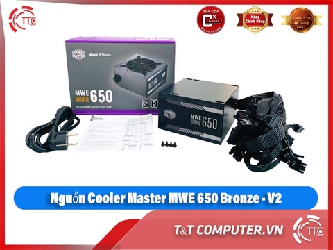 Nguồn Cooler Master MWE 650 Bronze - V2 1