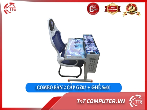 COMBO BÀN 2 CẤP GZ02 + GHẾ S600