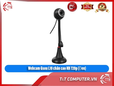 Webcam Gsou L10 chân cao HD 720p (Đen)