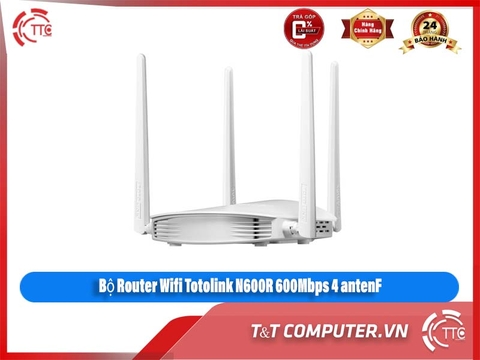 Bộ Router Wifi Totolink N600R 600Mbps 4 antenF