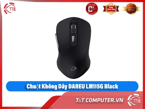 Chuột Không Dây DAREU LM115G Black