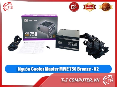 Nguồn Cooler Master MWE 750 Bronze - V2