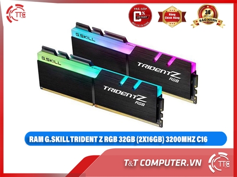 RAM G.SKILL TRIDENT Z RGB 32GB (2X16GB) 3200MHZ C16