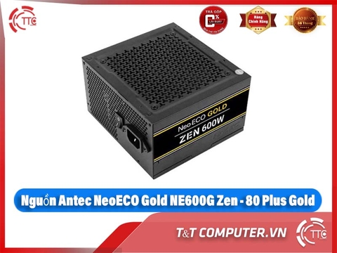 Nguồn Antec NeoECO Gold NE600G Zen - 80 Plus Gold