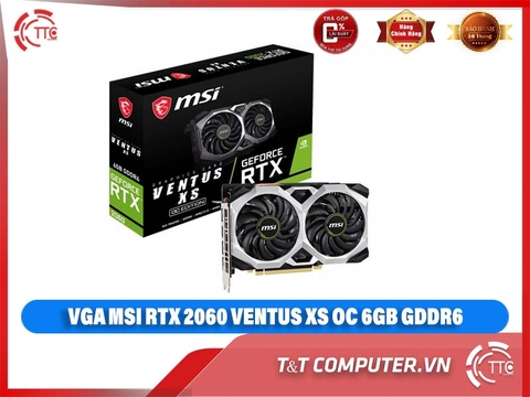 VGA MSI RTX 2060 VENTUS XS OC 6GB GDDR6