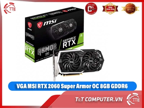 VGA MSI RTX 2060 Super Armor OC 8GB GDDR6