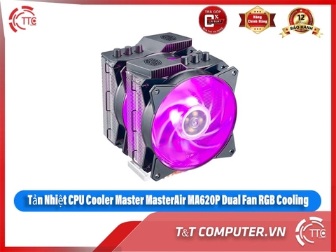 Tản Nhiệt CPU Cooler Master MasterAir MA620P Dual Fan RGB Cooling