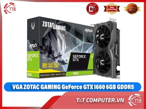 VGA ZOTAC GAMING GeForce GTX 1660 6GB GDDR5