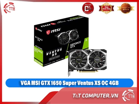 VGA MSI GTX 1650 Super Ventus XS OC 4GB