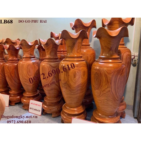 25 Đôi Lọ Lộc Bình Gỗ Hương Đẹp Không Tỳ Vết LB68