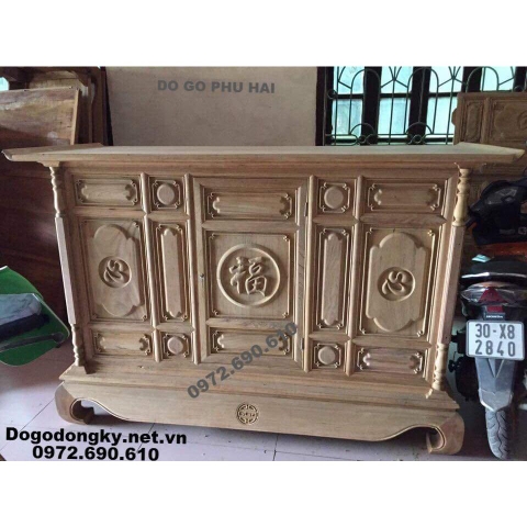 Kiểu Tủ Thờ Đẹp, Tủ Thờ Gỗ Gụ Mật TT46