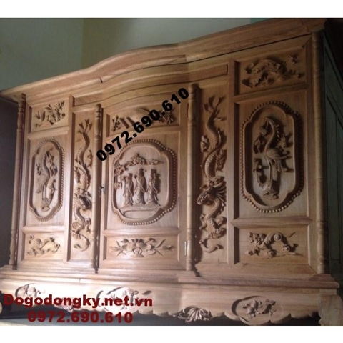Tủ thờ gỗ gụ, gỗ mít, gỗ hương đẹp TT41