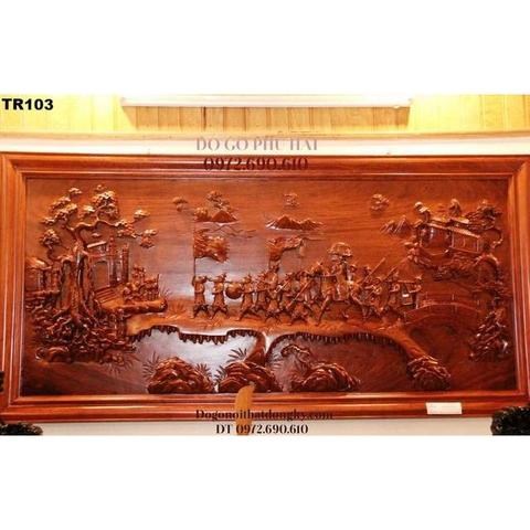 Nơi Bán TRANH VINH QUI BÁI TỔ Chạm Khắc Gỗ Tại Hà Nội Tr103