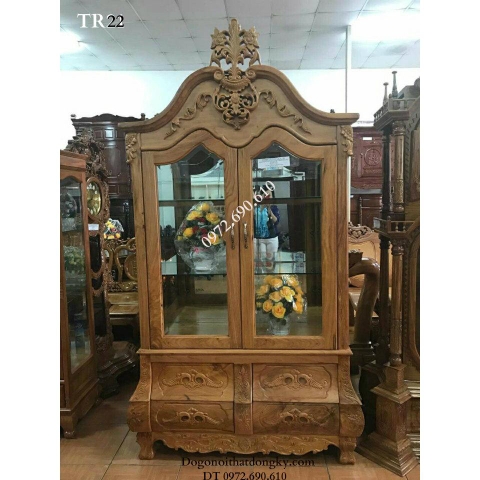 MẪU TỦ RƯỢU ĐẸP, Kệ Trưng Bày Rượu Sang Trọng TR22