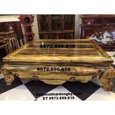 Sập Gỗ Mun Sập Gỗ Hiếm Dành Cho Đại Gia SG25