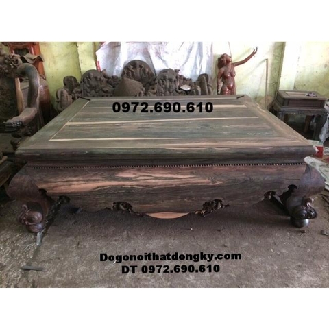 Gỗ Mun Hoa, Sập Gỗ Mun Quí Hiếm SG26