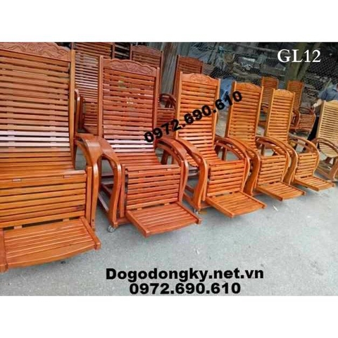 Ghế Gỗ Nằm Thư Giãn Đẹp, Quà Tặng Ý Nghĩa GL12