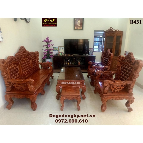 Bô Bàn Ghế Phòng Khách Đẹp Bán Chạy Nhất Năm 2020 B431
