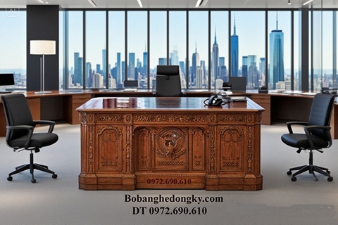 Nơi sản xuất bàn giám đốc gỗ tự nhiên uy tín - Chìa khóa của sự đẳng cấp