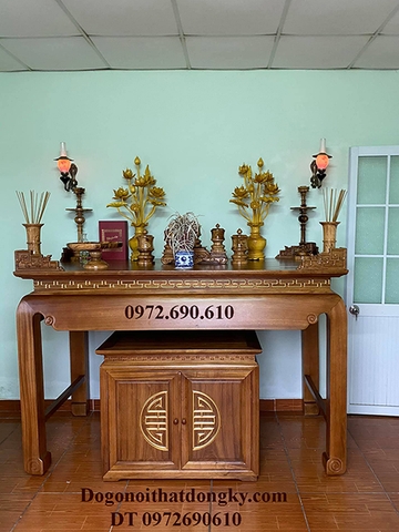 Bàn thờ gia tiên mẫu đẹp Giá Rẻ Nhát Năm 2023 ST237