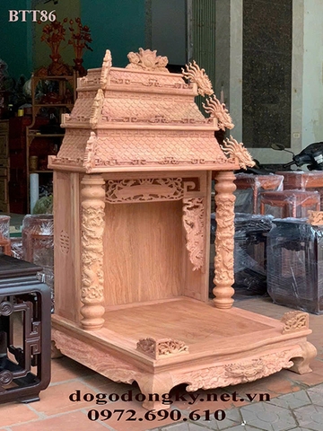 Nơi Bán Bàn Thờ Thần Tài Kích Thước To 3 Mái BTT86