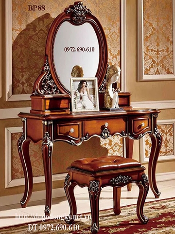 Mẫu Bàn Trang Điểm Châu Âu Siêu Sang Đẹp Kinh Điển BP88
