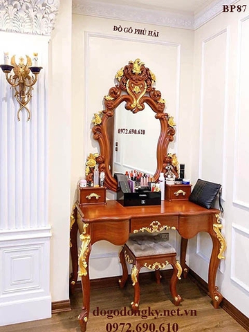 Bàn Trang Điểm Tân Cổ Điển Rẻ - Đẹp, Sang Trọng, Quí Phái BP87