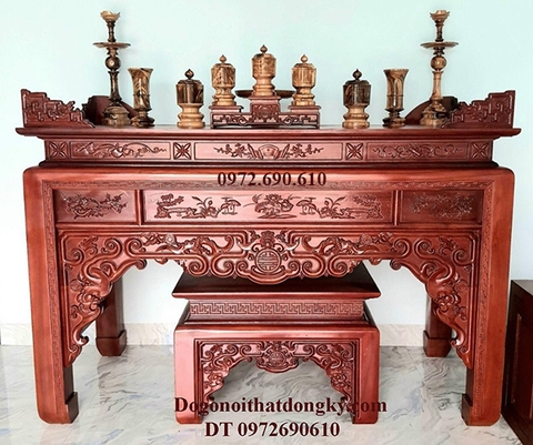 Nơi sản xuất và bán các mẫu bàn thờ đẹp gỗ tự nhên ST241