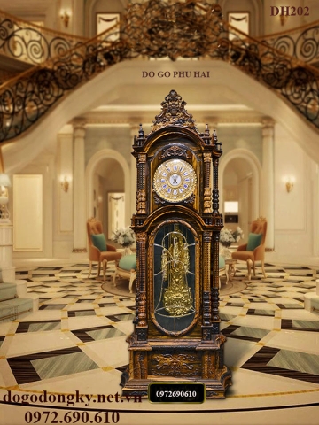 [NGẮM] Chiếc Đồng Hồ Cây Gỗ Mun Đẹp & Đẳng Cấp Nhất DH202