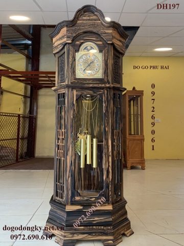 [CỬA HÀNG] Chuyên Đồng Hồ Cây Quả Lắc Gỗ Mun Đẹp DH197