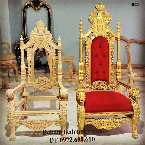 Mẫu Ghế Sofa Bọc Đêm King Gold Dát Vàng Quí Tộc BG8