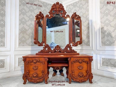 Mẫu Bàn Trang Điểm Đẹp Lung Linh Cho Phái Nữ BP82