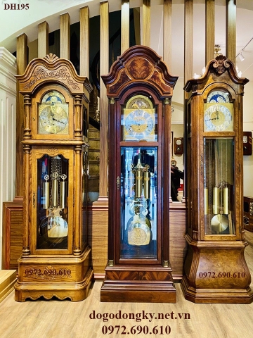 +03 Mẫu Đồng Hồ Đứng Đẹp & Hiếm Thương Hiệu Phú Hải DH195