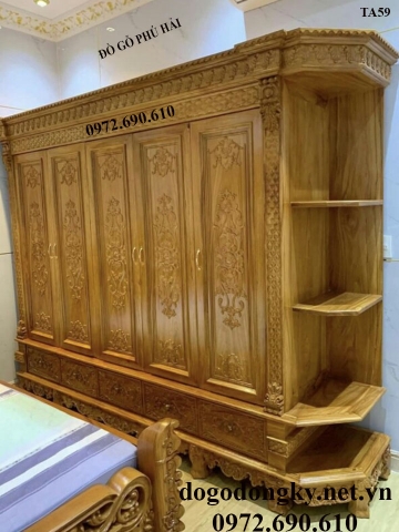 Mẫu Tủ Để Quần Áo Đẹp, Thiết Kế Đẳng Cắp TA59