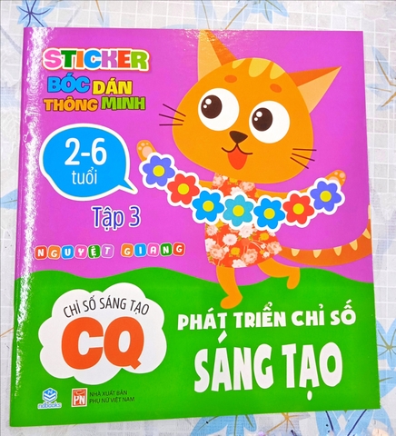 STICKER BÓC DÁN THÔNG MINH (2-6 TUỔI ) . TẬP 3
