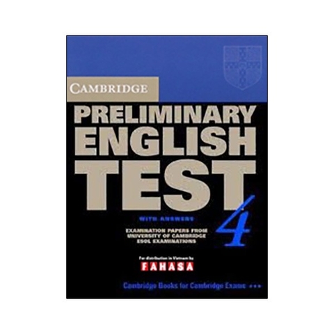 Cambridge Preliminary English Test 4 Student's Book with Answers FAHASA Reprint Edition