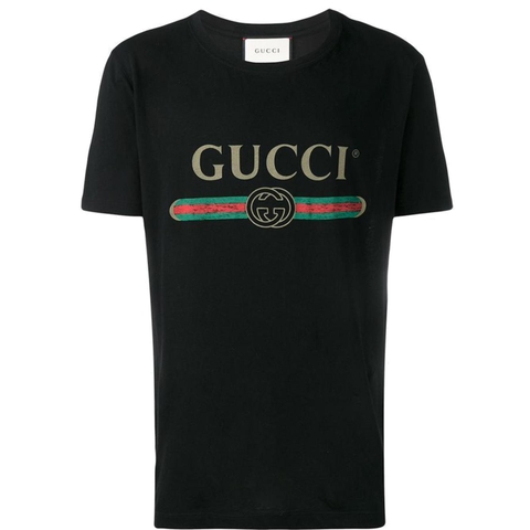 ÁO PHÔNG GUCCI LOGO WASHED